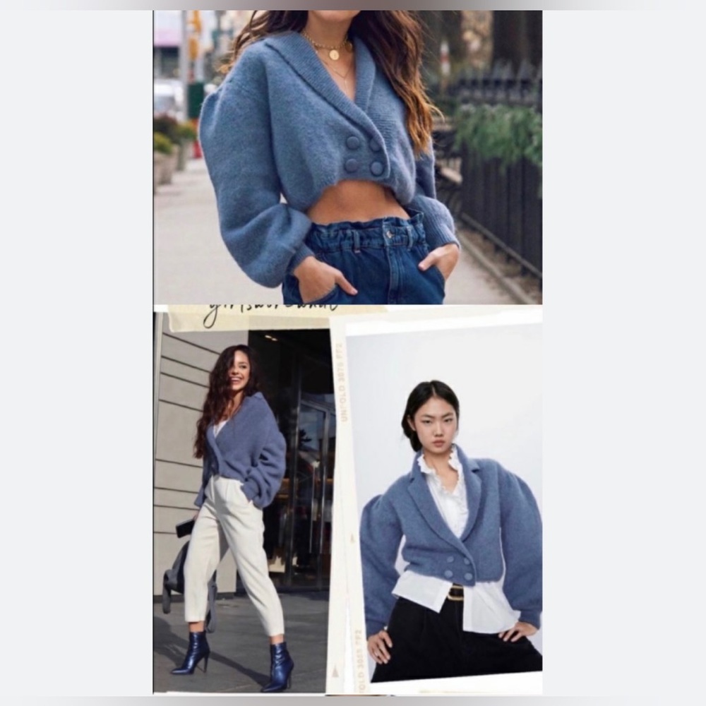 Zara Cropped Cardigan. NWOT.